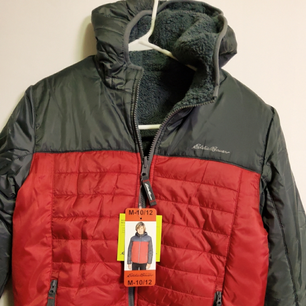 Eddie Bauer 10/12 red & black